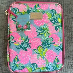 Lilly Pulitzer Pink and Green Tablet Sleeve